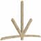 Ekena Millwork Alberta Rough Sawn Timber Gable Bracket, Douglas Fir, 108"W x 72"H x 4"D x 4"F, 16/12 Pitch GBW108X72X0404ALB00RDF - alternate 4